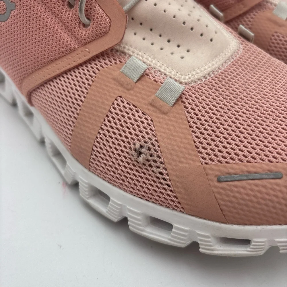 On Running‎ Pink and White Athletic Shoes